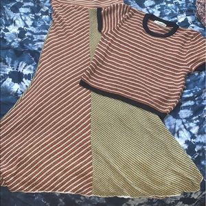 Zara Knit Cropped skirt! Matching top available!